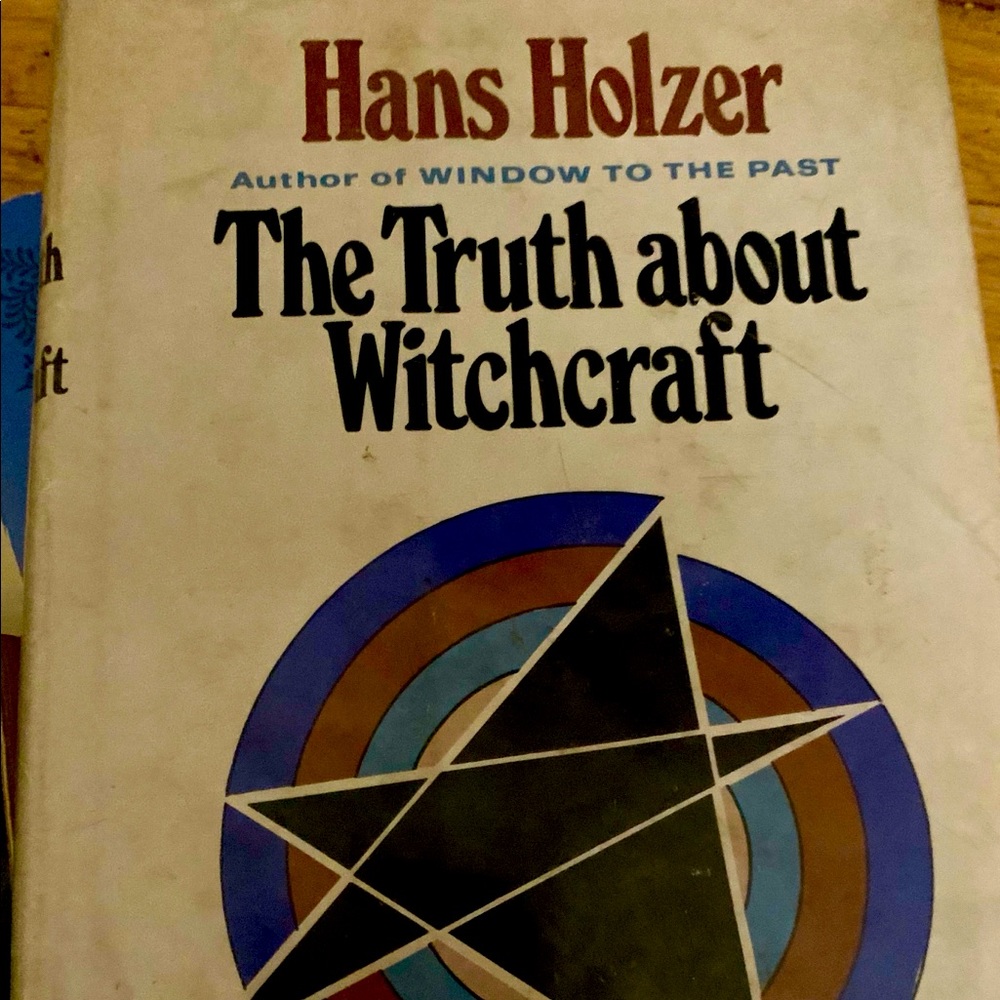 Vtg Hardcover “The truth about witchcraft” book by Hans Holzer (Some wear)